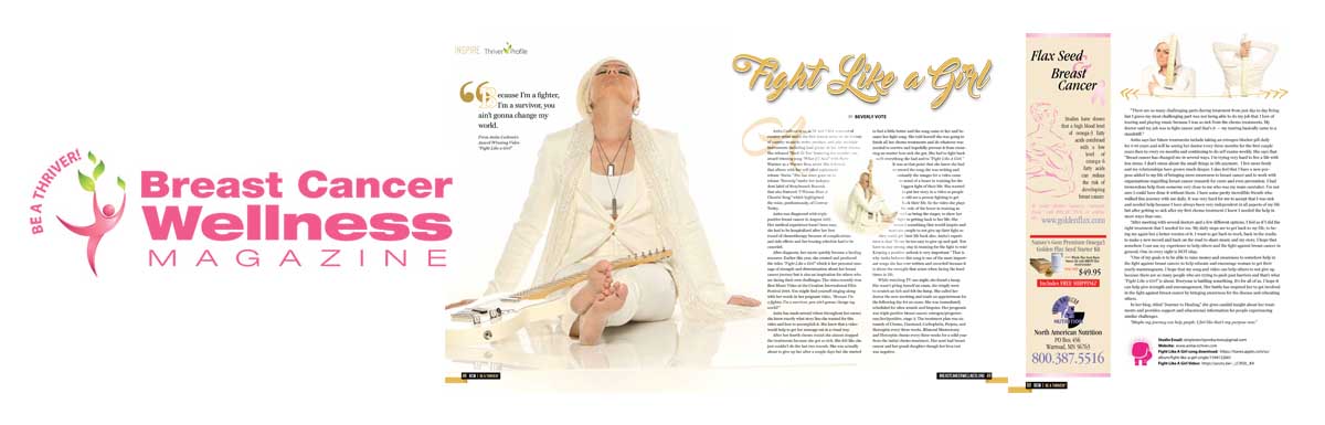 Anita Featured in Breast Cancer Wellness Magazine