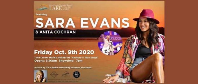 Sara Evans Anita Cochran Concert Tims Ford Lake October 9, 2020